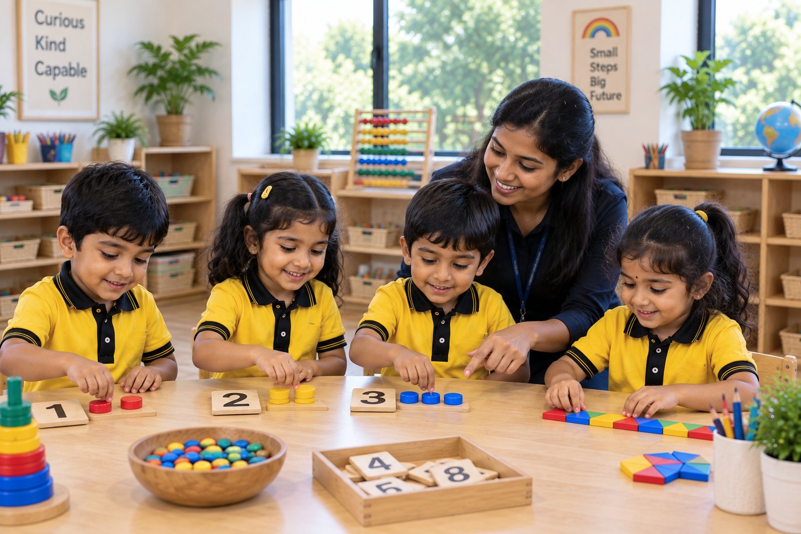 UKG children at a Little Elly classroom
