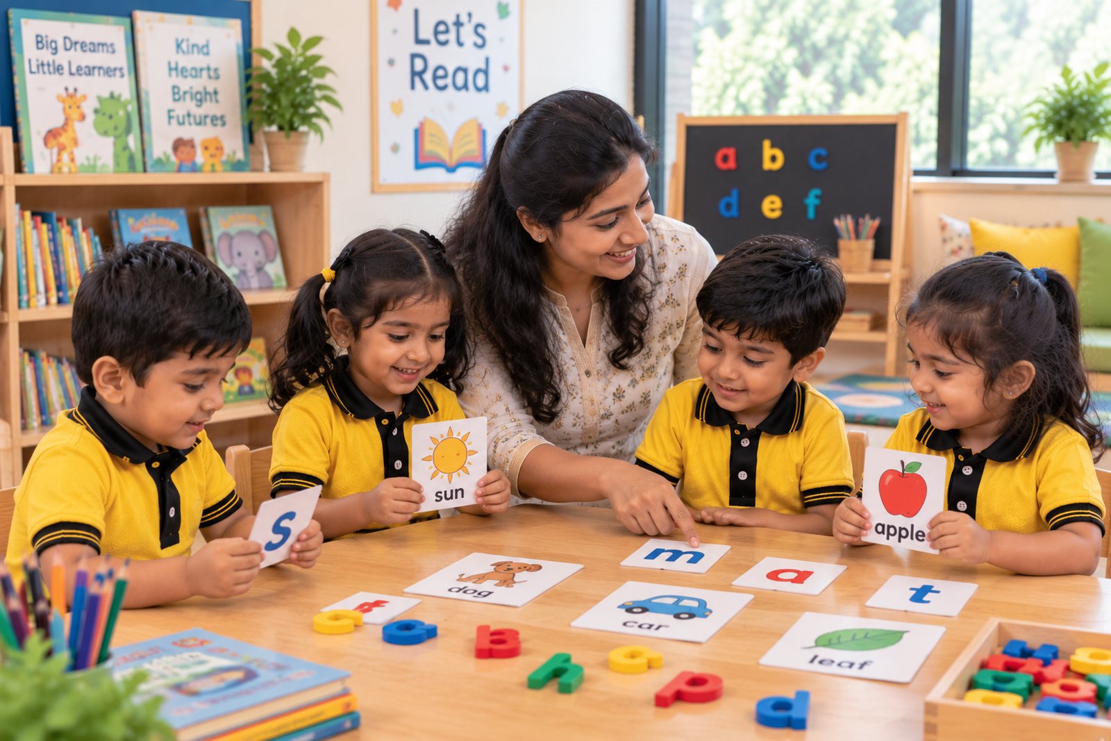 LKG children at a Little Elly classroom