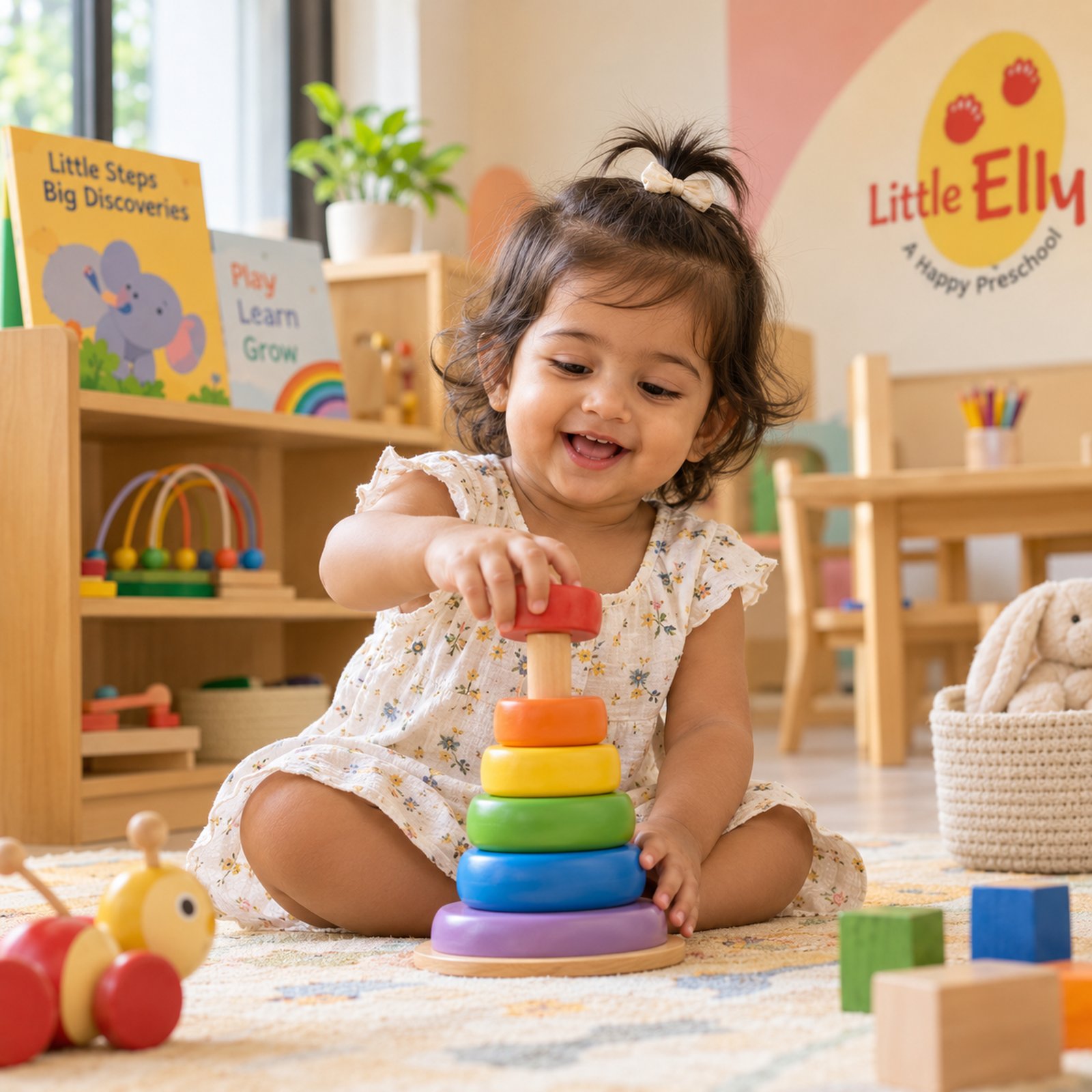 Toddler children at a Little Elly classroom